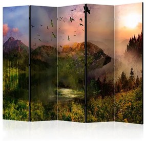 Paravento  Bear in the Mountain II [Room Dividers]  Colore ---, Dimensioni e Misure 225x172