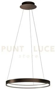 Anello lampadario a sospensione bronzo spazzolato diam.78cm 2700k 2...