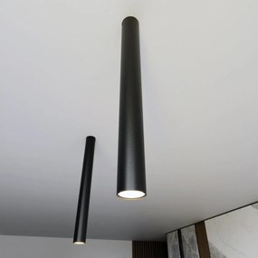 Plafoniera TECNO 1XL da soffitto base GU10 Nera