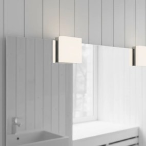 Lampada LED da Specchio Quadrata 3W IP54 - Da cornice o filo lucido Colore Bianco Naturale 4.000K
