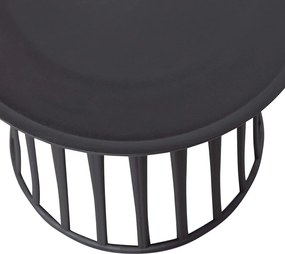 Tavolo portaoggetti da esterno nero Boy - WOOOD