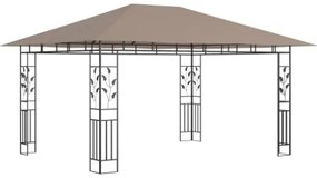 Gazebo con Zanzariera 4x3x2,73 m Talpa 180 g/m²