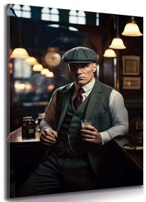Quadro su tela – Gangster nel bar di whisky
