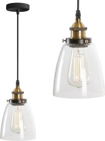 Lampada da soffitto pensile di vetro Verto D APP048-1CP