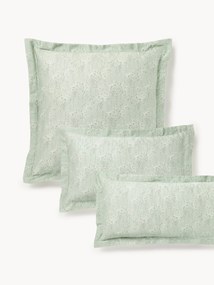 Federa in raso di cotone con stampa floreale Leticia