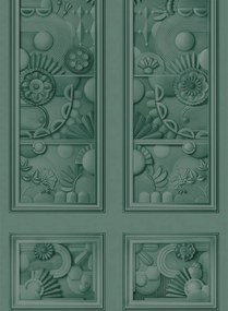 Moooi for Arte Carta da parati panoramica Greenhouse Gathering Window - Forest Green