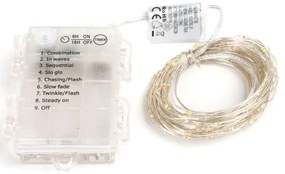 Aigostar - Catena LED esterna 100 LED/8 funzioni 10,3m IP44 multicolore