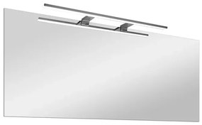 Specchio bagno 100x60 cm reversibile con luce LED naturale