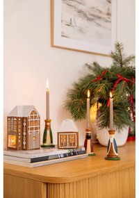 Portacandela in ceramica per lumino Gingerbread Lighthouse – Kähler Design