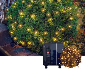 Luci di Natale ad Energia Solare 100 led Bianco Caldo