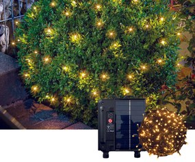 Luci di Natale ad Energia Solare 100 led Bianco Caldo