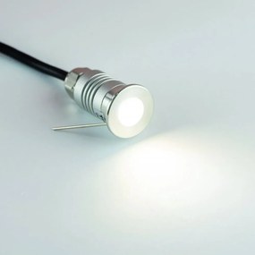 Faretto LED Mini 1W IP67 - Professional Colore  Bianco Caldo 2.700K