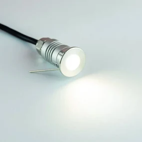 Faretto LED Mini 1W IP67 - PROFESSIONAL da incasso Colore Bianco Caldo 2.700K