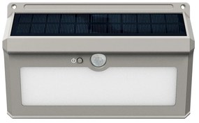 Applique Solare Rettangolare IP65 con Sensore di Movimento 300 lm Colore Bianco Caldo 3.000K