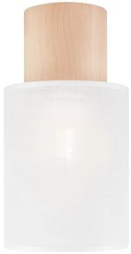 Plafoniera ARI 1xE27/60W/230V d. 16 cm bianco