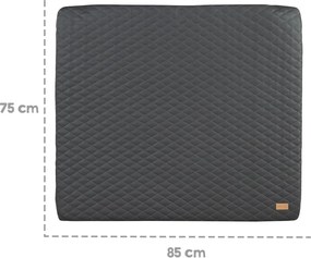 Materassino per fasciatoio 75x85 cm Graphite gesteppt – Roba