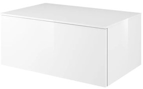 Mobile da bagno sotto lavabo Neo  laccato lucido L 75 x H 33 x P 48 cm 1 cassetto, lavabo non incluso