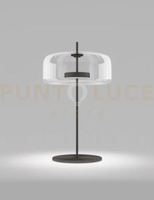 Jube lampada da tavolo g cristallo trasparente nero opaco 2 l2415 ...