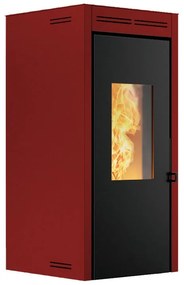 Stufa pellet idro INVICTA Teramo 17 16.8 kW bordeaux