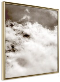 Poster  Clouds  Cornice Quadri Cornice d'oro, Larghezza x Altezza Home decor 20x20