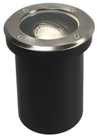 Faretto da giardino moderno in acciaio orientabile IP65 - Delux