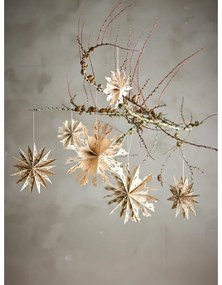 Decorazioni natalizie da appendere in set in carta 6 pz Star – Bloomingville