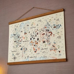 LOBERON Quadro decorativo a LED Chaumont