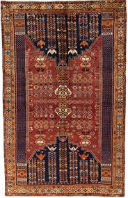 Shiraz Tappeto persiano 180x280 Rosso (Iran) Annodato A Mano