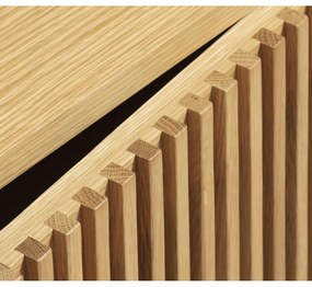 Mobile TV effetto rovere colore naturale 143x55 cm Tiber - Unique Furniture