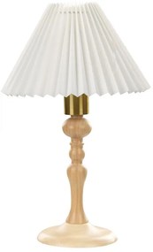Lampada da tavolo legno chiaro 39 cm COOKS Beliani