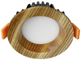 APLED - Lampada LED RONDO WOODLINE LED/3W/230V 4000K diametro 9 cm cenere legno solido