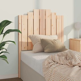 Testiera per letto 81x4x110 cm in legno massello di pino