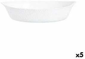 Teglia da Cucina Luminarc Smart Cuisine 32 x 20 cm Bianco Vetro (6 Unità)