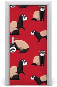 Sticker porta Furetto 85x205 cm