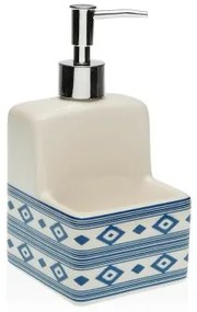 Dispenser di Sapone Versa Manacor Azzurro Ceramica Dolomite