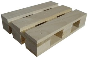 Pallet in legno grezzo 35 x 20 cm. Confezione da 5 pezzi
