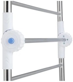 WENKO 3772020100 - Stendibiancheria PROFI 65x150 cm acciaio inox/argento/bianco