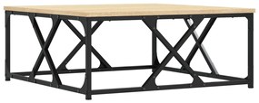 Tavolino da Salotto Rovere Sonoma 70x70x30 cm Legno Multistrato
