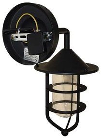 Applique da esterno TAMA 1xE27/60W/230V IP44 nero