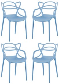LALU - sedia in plastica set da 4