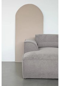 Divano angolare componibile in grigio chiaro (con penisola a destra/a forma di "U") Flex Felix – Miuform