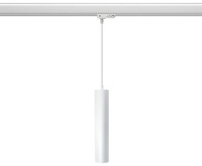 Faro LED a Sospensione per Binario Trifase GU10 Bianco 15m