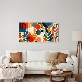 Quadro su tela – Astrazione con motivo naturale