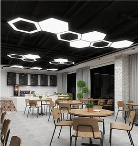 LED lampadario a cavo LED/20W/230V nero