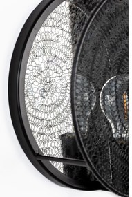 Lampada da parete nera Lea - White Label