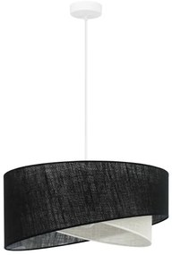 Brilagi - Lampadario LED a sospensione con filo LYRA 1xE27/15W/230V nero/color crema