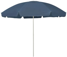 Ombrellone Da Spiaggia Blu 300 Cm /