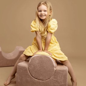 Gioco per psicomotricità grigio in tessuto 4 pz altezza totale 30 cm 45x170 cm Montessori – Meowbaby