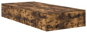 Struttura letto  rovere affumicato legno massello singolo standard