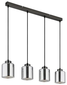 Globo 16056-4H - Lampadario a sospensione con filo FELICIA 4xE27/60W/230V